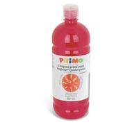 PRIMO - Témperas para Niños Lavables +3 Años 1L, Colores Alta Calidad Pintar, Colores para Tela, Vidrio, Papel, Pintura Manualidades Creativas para Niños y Pasatiempos, Vuelta al Cole Made in Italy