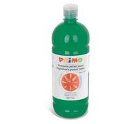 PRIMO - Témperas para Niños Lavables +3 Años 1L, Colores Alta Calidad Pintar, Colores para Tela, Vidrio, Papel, Pintura Manualidades Creativas para Niños y Pasatiempos, Vuelta al Cole Made in Italy