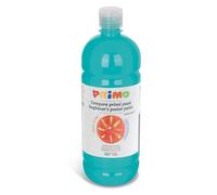 PRIMO - Témperas para Niños Lavables +3 Años 1L, Colores Alta Calidad Pintar, Colores para Tela, Vidrio, Papel, Pintura Manualidades Creativas para Niños y Pasatiempos, Vuelta al Cole Made in Italy