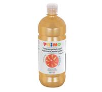 PRIMO - Témperas para Niños Lavables +3 Años 1L, Colores Alta Calidad Pintar, Colores para Tela, Vidrio, Papel, Pintura Manualidades Creativas para Niños y Pasatiempos, Vuelta al Cole Made in Italy