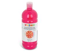PRIMO - Témperas para Niños Lavables +3 Años 1L, Colores Alta Calidad Pintar, Colores para Tela, Vidrio, Papel, Pintura Manualidades Creativas para Niños y Pasatiempos, Vuelta al Cole Made in Italy
