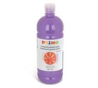 PRIMO - Témperas para Niños Lavables +3 Años 1L, Colores Pintar, Colores para Tela, Vidrio, Papel, Pintura Manualidades Creativas para Niños y Pasatiempos, Vuelta al Cole Made in Italy