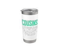 Primos: Hermanos de diferentes padres primos Vaso térmico de acero inoxidable de doble pared