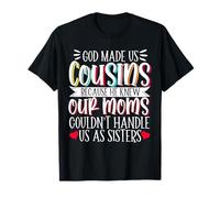 Primos Vintage Dios nos hizo primos porque sabía Camiseta