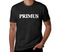 Primus Logo Cover T-Shirt Graphic t Shirts Vintage Clothes Boys White t Shirts Mens Graphic t-Shirts Hip Hop Black L