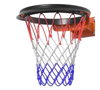PRIMUZ Basketball Rim, Portable Basketball Net, Sports Basketball Net, Heavy Duty Basketball Hoop Net, Net Replacement Basketball For Hoop Indoor Outdoor (52x52x6cm)