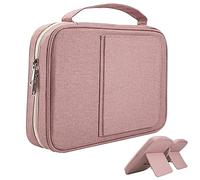 PRIMUZ Funda protectora para la Biblia, 11.0 x 8.6 x 2.36 pulgadas, iglesia bíblica, asa de libro de la Biblia, funda de transporte de la Biblia para un fácil agarre para sostener bolígrafos, libros,