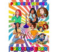 Prin-cess Coloring Book for Fan Teens Girls Boys Kids Students: A Collection Of 50+ Playful Artwork Designed For Stress Relief And Creative Fun
