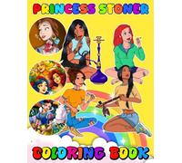Prin-cess Coloring Book for Kids, Teens & Adults: 50+ Designs with Cute Big Pictures to Color - Great For Stress Relief And Creative Breaks