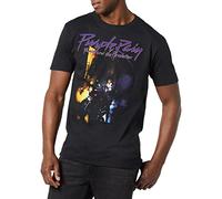 Prince Camiseta Oficial Purple Rain Live Black - Negro - X-Large