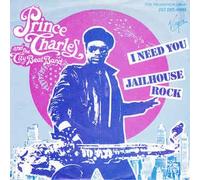 PRINCE CHARLES & THE CITY BEAT BAND - I Need You/Jailhouse Rock (7" Vinyl Single)(1985)(Virgin 107192)