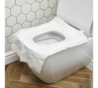 Prince Lionheart Tinkle-To-Go Cubiertas de Asiento de Inodoro Desechables | Impermeable | Extra Grande | Protección de Gérmenes | Portátil | Contiene 3 piezas - Blanco