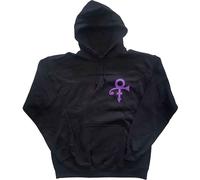 Prince Lotus Flower (Back Print) Black L Sudadera