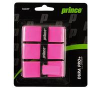 Prince Overgrip Dura Pro Plus 3er - Mango de Raqueta de Tenis, Color Rosa, Talla Standard