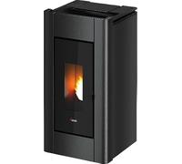 Prince Plus 11 - Estufa de pellets canalizada (10,5 kW, depósito de 25 kg, volumen calorífico 294 m³, metal, antracita)