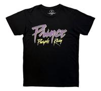 Prince Purple Rain 40th Premium Carbon Oficial Camiseta para Hombre (Small)