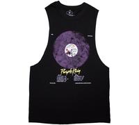 Prince Purple Rain Disc Sleeveless con licencia Camiseta hombre