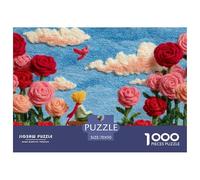 Prince Sits on The Bench 1000 Pcs Stabiler Karton Puzzle Rose Boy Lebendige Bilder Kreatives Spiel Puzzles Als Wohnaccessoires 70x50cm/1000pcs