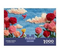 Prince Sits on The Bench 1000 Stück Stabiler Karton Puzzle Rose Boy Lebendige Bilder Kreatives Spiel Puzzles Als Wohnaccessoires 52x38cm/1000pcs