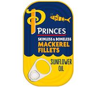 Princes Filetes de caballa en aceite de girasol 125g Caja de 10