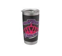 Princesa Bella Princesa Reina Rosa Corona Princesa Vaso térmico de acero inoxidable de doble pared