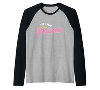 Princesa Corona Soy Su Princesa Camiseta Manga Raglan