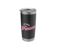 Princesa Corona Soy Su Princesa Vaso térmico de acero inoxidable de doble pared