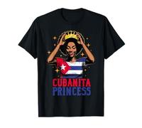 Princesa Cubanita Herencia Hispana Niña Cubana Historia Camiseta
