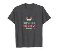 Princesa de paletas: mantente Fresca, gobierna la Dulce Corona de Verano Camiseta, Hombre, Jaspeado Oscuro, XXL