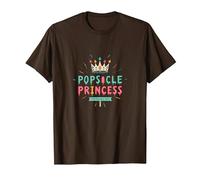Princesa de paletas: mantente Fresca, gobierna la Dulce Corona de Verano Camiseta, Hombre, Marrón, S