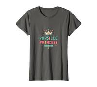 Princesa de paletas: mantente Fresca, gobierna la Dulce Corona de Verano Camiseta, Mujer, Asfalto, XXL
