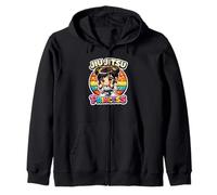 Princesa del Jiu-Jitsu: Chica Kawaii De Estilo Retro Sudadera con Capucha