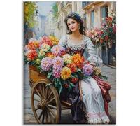 Princesa Diamond Painting, Crisantemo Diamond Painting adultos 100x150cm ,Pintar Por Numeros Adultos Kit ,Bordado Kit Completo Cuadro Diamantes ,Dibujos Con Diamantes Art ,Decoracin del Hogar C-Q243