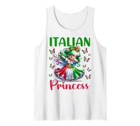 Princesa Italiana Chica Dab Vestido Bandera Cultura Niños Camiseta sin Mangas