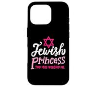 Princesa judía Puedes adorarme Judío Divertido Hanukkah Girls Carcasa para iPhone 16 Pro