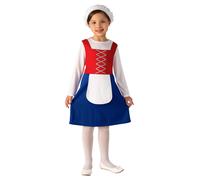 Princesa Medieval Niña Histórico Tudor Disfraz Día Del Libro Disfraz Edad 3-13