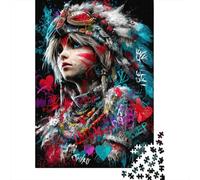 Princesa Mononoke Puzzle para Adultos 1000 Piezas Cumpleaños Juego De Rompecabezas Juegos EduGatoivos para Decoración del Hogar Stress Relief 1000pcs (75x50cm)