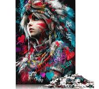 Princesa Mononoke Puzzles 300 Piezas Adultos Cumpleaños Juego De Rompecabezas EduGatoional Game Decoración Stress Relief Toy 300pcs (40x28cm)