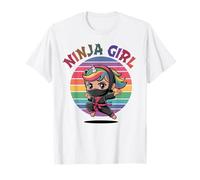 Princesa NINJA GIRL Unicornio Espía Chica Mágica Me Gusta Guardería Camiseta