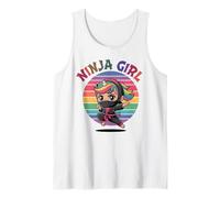 Princesa NINJA GIRL Unicornio Espía Chica Mágica Me Gusta Guardería Camiseta sin Mangas