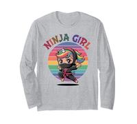 Princesa NINJA GIRL Unicornio Espía Chica Mágica Me Gusta Guardería Manga Larga