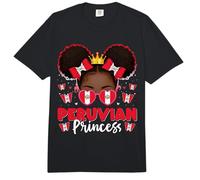 Princesa peruana niña Bandera de Perú Orgullosa Peruana Mujer Comfort Colors Adult Heavyweight T-Shirt