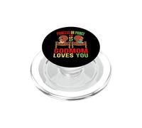 Princesa Príncipe Dios Mamá Te Ama Negro Baby Shower Género PopSockets PopGrip para MagSafe