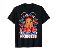 Princesa Puertorriqueña Niño Lindo Herencia Hispana de Puerto Rico Camiseta