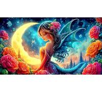 Princesa Puzzle 1000 Piezas Papel Reciclado Juegos educativos Juego desafiante para Adultos y niños de 12 años y más 70x50cm/1000pcs