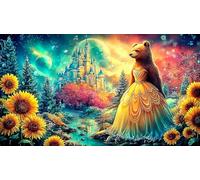 Princesa Puzzle para Adultos 1000 Piezas Juego de Puzzle Regalo Divertido & Actividad en casa para Adultos y niños de 12 años y más 38x26cm/1000pcs