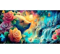 Princesa Puzzle para Adultos 1000 Piezas Juego Educativo relajación Juego desafiante para Adultos y niños de 12 años y más 70x50cm/1000pcs