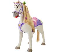 Princesas Disney - Caballo Maximus de la Película Rapunzel de Tamaño Grande - Animal de Juguete con Multitud de Accesorios - Juega con Este Precioso Caballo para Niñas 3 Años +