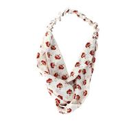 PRINCESAS DISNEY - Diadema con estampado de princesas - Tejido de satén suave - No daña la fibra capilar - Talla única Niño y Adulto - Accesorios de peluquería y moda - Producto oficial Disney