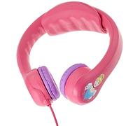 Princesas Disney-Disney Princesas-Cascos audio irrompibles, auriculares con diadema plegable, a partir de 3 años (HP018DP) Lexibook, color rosa, 15x17x8cm